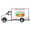 View Image 1 of 1 of Flat Flexible Magnet - Delivery Truck 2