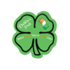 View Image 1 of 1 of Flat Flexible Magnet - Four Leaf Clover