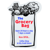 View Image 1 of 1 of Flat Flexible Magnet - Grocery Bag