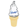 View Image 1 of 1 of Flat Flexible Magnet - Ice Cream Cone
