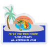 View Image 1 of 1 of Flat Flexible Magnet - Island
