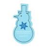 View Image 1 of 1 of Flat Flexible Magnet - Snowman