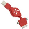 View Image 1 of 5 of Retractable Charging Cable - 24 hr