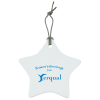 View Image 1 of 2 of Ceramic Ornament - Star