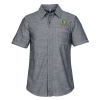 View Image 1 of 2 of Washed Woven Short Sleeve Shirt - Men's