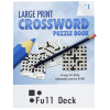 View Image 1 of 4 of Large Print Crossword Puzzle Book & Pencil - Volume 1