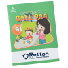 View Image 1 of 3 of Activity Book with Stickers - How and When to Call 9-1-1