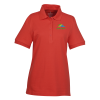 View Image 1 of 3 of Belmont Combed Cotton Pique Polo - Ladies' - 24 hr
