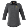 View Image 1 of 3 of Tipton Performance Knit 3/4 Sleeve Polo - Ladies' - 24 hr
