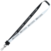 View Image 1 of 1 of Two-Tone Poly Lanyard - 3/4" - 32" - Metal Swivel Snap Hook
