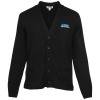 View Image 1 of 3 of Heavyweight Acrylic V-Neck Button Cardigan