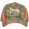 View Image 1 of 2 of Camo Cap with Blaze Inserts - 24 hr