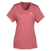 View Image 1 of 3 of Snag Resistant Heather Performance T-Shirt - Ladies'- Screen