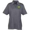 View Image 1 of 3 of Snag Resistant Heather Performance Polo - Ladies'
