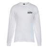 View Image 1 of 2 of District Concert Long Sleeve T-Shirt - Men's - White