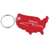 View Image 1 of 1 of US Soft Keychain - Translucent