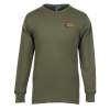 View Image 1 of 3 of Mini Waffle Long Sleeve Thermal Tee - Men's