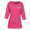 View Image 1 of 2 of Ideal 3/4 Sleeve T-Shirt - Ladies' - Colors