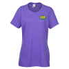 View Image 1 of 3 of Optimal Tri-Blend T-Shirt - Ladies' - Embroidered