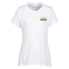 View Image 1 of 2 of Optimal Tri-Blend T-Shirt - Ladies' - White - Embroidered