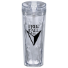 View Image 1 of 2 of Flip and Sip Geometric Tumbler - 18 oz. - 24 hr