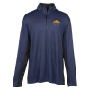 View Image 1 of 3 of Two-Tone Mesh 1/4-Zip Pullover - Embroidered