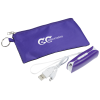 View Image 1 of 6 of On the Go Flashlight Power Bank with Pouch