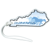 View Image 1 of 4 of Soft Vinyl Full-Color Luggage Tag - Kentucky