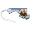 View Image 1 of 4 of Soft Vinyl Full-Color Luggage Tag - Maryland