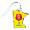 View Image 1 of 4 of Soft Vinyl Full-Color Luggage Tag - Minnesota
