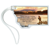 View Image 1 of 4 of Soft Vinyl Full-Color Luggage Tag - Montana