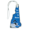 View Image 1 of 4 of Soft Vinyl Full-Color Luggage Tag - New Hampshire
