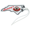 View Image 1 of 4 of Soft Vinyl Full-Color Luggage Tag - North Carolina