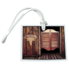 View Image 1 of 4 of Soft Vinyl Full-Color Luggage Tag - Wyoming