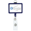 View Image 1 of 5 of Retractable Badge Holder with Lanyard Attachment - Rectangle