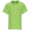 View Image 1 of 3 of Port 50/50 Blend T-Shirt - Youth - Colors - Embroidered