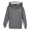 View Image 1 of 2 of Camo Colorblock Performance Hoodie - Youth