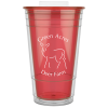 View Image 1 of 2 of Translucent Party Travel Tumbler - 16 oz. - 24 hr