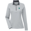 View Image 1 of 3 of Cool & Dry 1/4-Zip Pullover - Ladies' - Embroidered