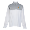 View Image 1 of 2 of Cool & Dry Colorblock 1/4-Zip Pullover - Embroidered
