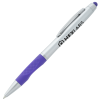 View Image 1 of 4 of Lory Stylus Twist Pen - Silver