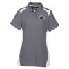 View Image 1 of 3 of Under Armour Team Colorblock Polo - Ladies' - Full Color