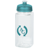 View Image 1 of 4 of PolySure Squared-Up Water Bottle - 24 oz. - Clear - 24 hr