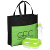 View Image 1 of 4 of Lock & Hydrate Shopping Tote Set