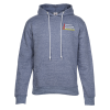 View Image 1 of 3 of French Terry Snow Heather Hoodie - Embroidered