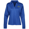 View Image 1 of 3 of Gala UltraCool LS Heather Polo - Ladies'