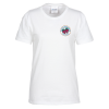 View Image 1 of 2 of Port & Company Essential T-Shirt - Ladies' - White - Embroidered