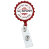 View Image 1 of 4 of Bottle Cap Retractable Badge Holder