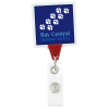 View Image 1 of 3 of Patriot Jumbo Retractable Badge Holder - 40" - Square