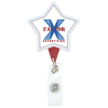 View Image 1 of 3 of Patriot Jumbo Retractable Badge Holder - 40" - Star